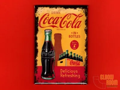 Drink Coca-Cola In Bottles Vintage Sign Art 2x3  Fridge/locker Magnet • $3.75