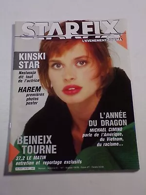 Starfix No 30 November 1985 Nastassja Kinski Michael Cimino - 052923JENON-36 • $16.60