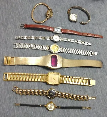 Vintage Men And Woman's Watch Lot Untested • $50