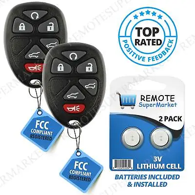 2x Keyless Entry Remote Control Key Fob For OUC60270 2007-2014 TAHOE CHEVY GMC • $11.89