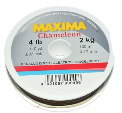 Maxima Chameleon Fishing Line - 100m Spools • $6.30