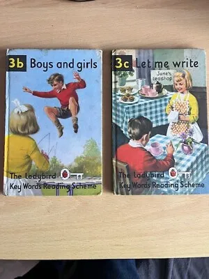 Ladybird Key Words Reading Scheme 3a And 3b 1964 & 1965 (Hardbacks) • £3.50