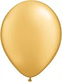 Qualatex 9  Metallic Gold Latex Balloons (100ct) • $22.99