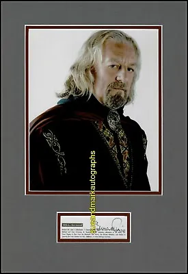 Bernard Hill Theoden The Lord Of The Rings Signed Autograph UACC RD 96 • £48
