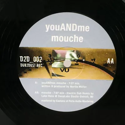 Mouche Youandme Dub2dust_rec D2d002 Germany Vinyl 12 • $5.99
