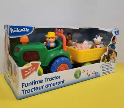 Kidoozie Funtime Tractor. New In Box Wagon Horse Pig Sheep Cow Lights Moves • $50