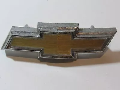 $34 • Buy Vintage Chevrolet Grille Emblem Decal Metal Antique Rare Trim OEM 377090 Hood