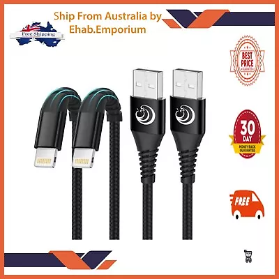 Lightning Cable 3M 2Pack Extra Long IPhone Charger Cable Apple MFi Certified IP • $21.99