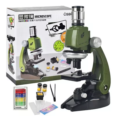 100X-400X-1200X Biological Microscope Home School Science Educational Toy Gift • $30.54