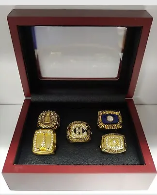 Montreal Canadiens - Stanley Cup 5 Ring Set With Wood Box. Roy Lafleur Cournoyer • $149.99