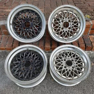 JDM Gallop Racing Mesh 15  Rims Wheels For TA22 Ae86 Pcd114.3X4 Ssr Sunny S30 24 • $1773.39