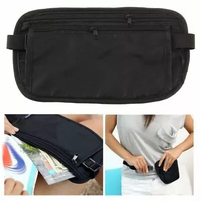 £3.99 • Buy Travel SECURITY FANNY BUM BAG WAIST BELT MONEY PASSPORT ZIPPED WALLET POUCH 