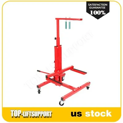 Mechanical Hydraulic Press Car Door Lift Jack And Bumper Handler Stand New Red • $152.49