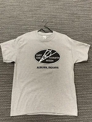 $19 • Buy Early Ford V-8 Museum Auburn Indiana Logo T-shirt L, XL, 