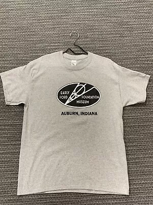 $19 • Buy Early Ford V-8 Museum Auburn Indiana Logo T-shirt L, XL, 