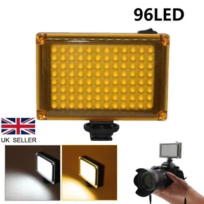 Bright 96 LED Studio Video Light For DSLR Camera Camcorder Photography Photo UK • £11.09