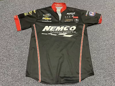 NEMCO Motorsports Chevrolet Team Issued  Mens Pit Crew Shirt Size Medium F1 • $24.99