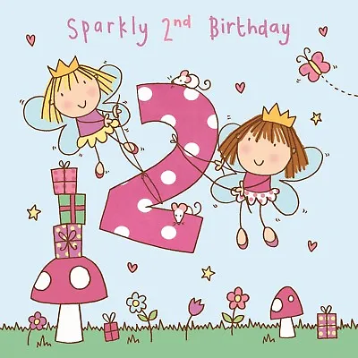2 Year Old Card -Age 2 Card -2nd Birthday Card For Girl -Girl Age 2 Card -Fairy • £3.99