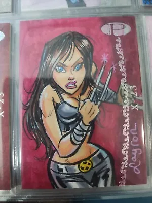 2012 Marvel Premier X-23 Base Sketch Card Layron DeJarnette Artist 1/1 • $495