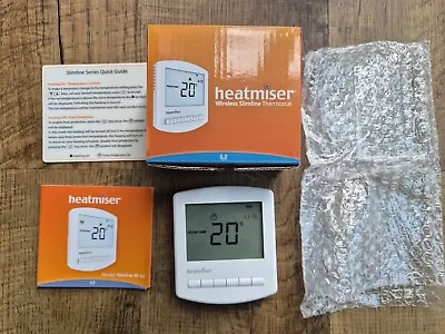 Heatmiser Slimline-RF V3 Digital Programmable Thermostat • £29