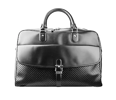 Montblanc Meisterstuck Xlarge Bag Briefcase Black Leather Weekender New $2750.00 • $1575