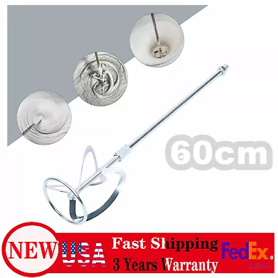 Manual Concrete Mixer Cement Paint Plaster Mixing Mixer Stirring Paddle Rod • $13.30