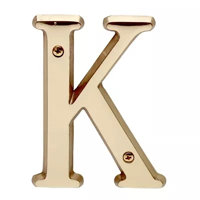 Letter  K  House Letters Solid Bright Brass 4  | Renovator's Supply • $13.29