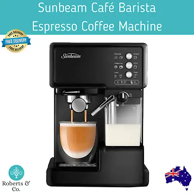 Espresso Coffee Machine Sunbeam Café Barista Espresso Coffee Machine Automatic • $321.86