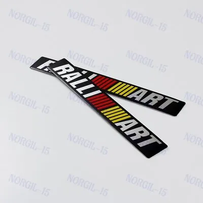 Ralliart Car Fender Hood Sticker Badge Decal Emblem For Mitsubishi Lancer EVO X2 • $6.64