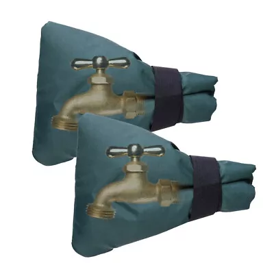 2X Outside Tap Cover Frost Protector Thermal Insulation Jacket Outdoor Tap Cover • £5.69