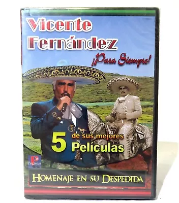 Vicente Fernandez: Para Siempre El Orgullo De Mexico Rare DVD (5-Movie Set) • $17.99