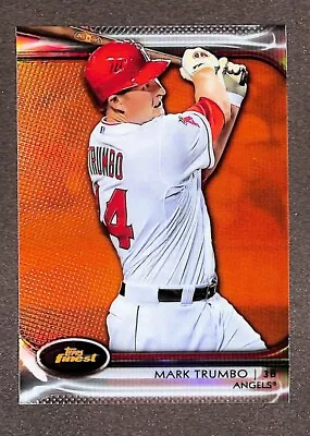 2012 Topps Finest Orange Refractor #59 Mark Trumbo /99 • $7.99