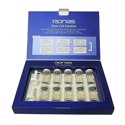 Ronas Stem Cell Solution Essence 5ml X 10ea Microneedleing MTS For Beauty Salon • $45.58