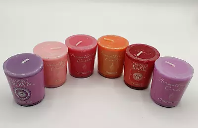 Votive Candles - Set Of 4  Unique Scents Different Colours 30 Hours Burning Time • £4.95