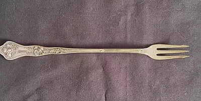 Vintage Silverplate Pickle Fork Poppy Pattern • $6