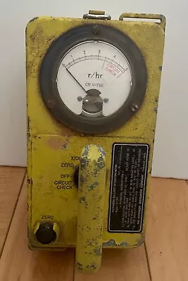 VTG Victoreen Fallout Radiological Survey Detection Meter CD V-720 Nuclear Prep • $49.99