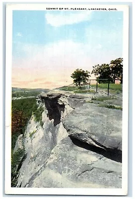 C1930's View Of Summit Of Mt. Pleasant Lancaster Ohio OH Vintage Postcard • $12.97