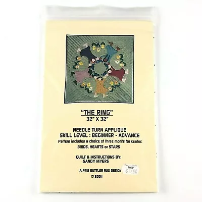 Sandy Myers  THE RING  A Pris Buttler Design 2001 Needle Turn Applique Pattern  • $265.90