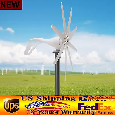 8 Blades 600W Wind Turbine Generator Kit DC12V Wind Power Generator For Marine • $237