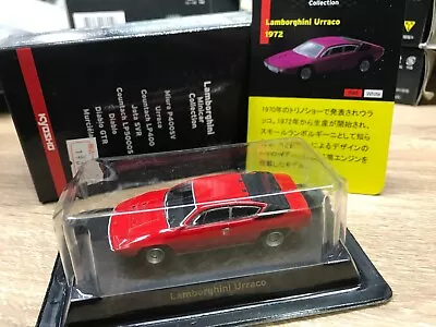 Kyosho - Lamborghini MiniCar Collection - Urraco - Red - 1/64 Mini Car - R13 • $9.99