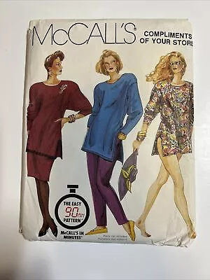 Vintage McCall's Sewing Pattern 0010 90 Min. Tunic & Skirt Size 10-20 UC & FF • $6.02