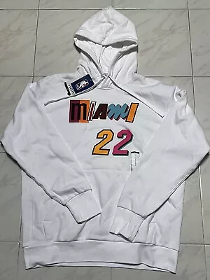 NEW Nike Miami Heat Butler City Edition Pullover Hoodie DN9966-101 Men L Fleece • $60.20