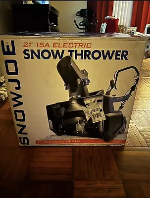 Snow Joe Electric Walk- Behind Single Stage Snow Blower (SJ625E) • $50