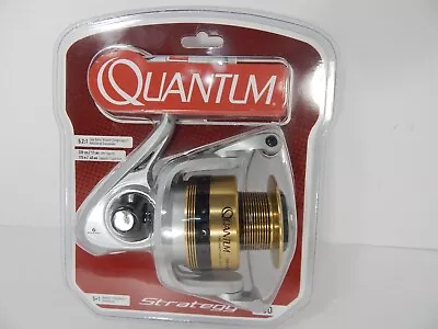 QUANTUM STRATEGY 60 Spinning Reel Ratio 5.2:1 Line 17lb/220yds ( Good Drag ) • $42.25