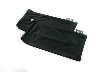 Oakley 2 Pack - Large Black Micro Fiber Cloth Sunglasses Cleaning Storage Bags • $14.95