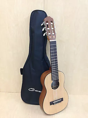 $189 • Buy Caraya Solid Spruce Top Natural Matt Guitarlele C-28SN W/ Free Soft Case, Picks