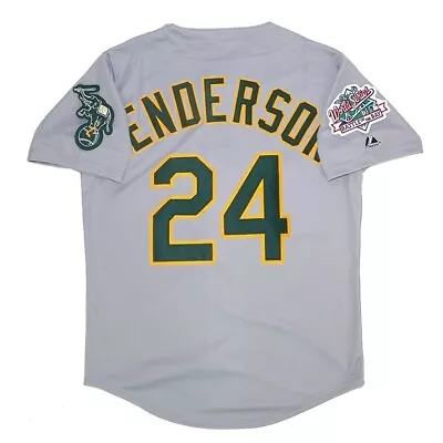 Rickey Henderson Oakland Athletics 1989 World Series Grey Road Men's Jersey • $129.99