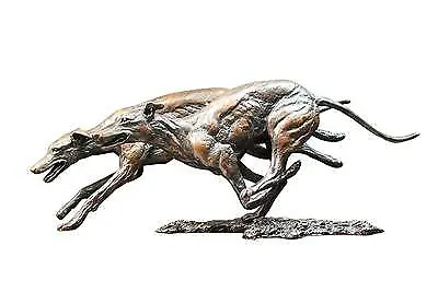 £295 • Buy Solid Bronze Dogs /Greyhounds (973) By Keith Sherwin Sculpture