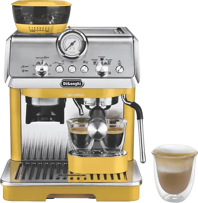 $594 • Buy DeLonghi LaSpecialista Arte Coffee Machine Yellow Espresso Maker EC9155YE