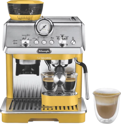 $594 • Buy DeLonghi LaSpecialista Arte Coffee Machine Yellow Espresso Maker EC9155YE